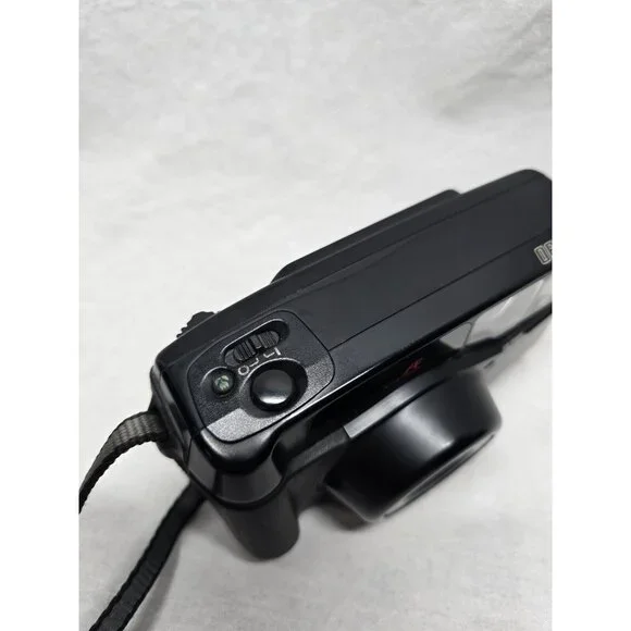 Pentax Zoom-90 Black Tele-Macro Auto Focus Point & Shoot Film Camera With Case - Picture 15 of 16